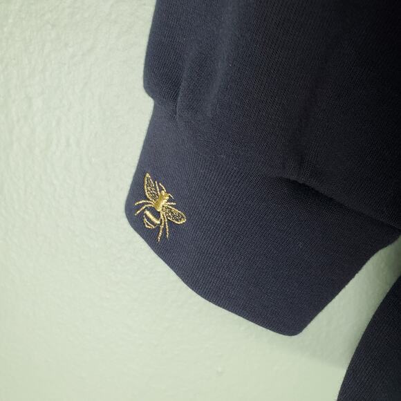 Joules Womens French Navy Rosalyn Half-Zip Sweatshirt Size 10 - Picture 4 of 8